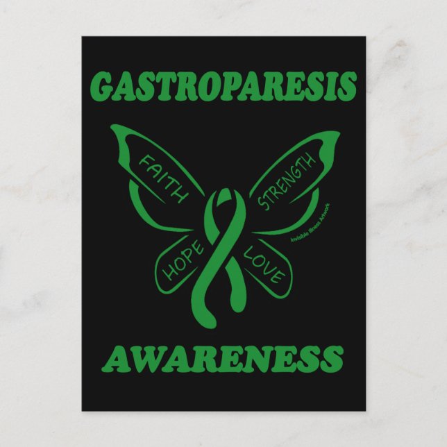Postal Mariposa/Conciencia...Gastroparesis (Anverso)