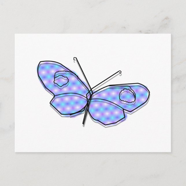 Postal Mariposa cósmica (Anverso)