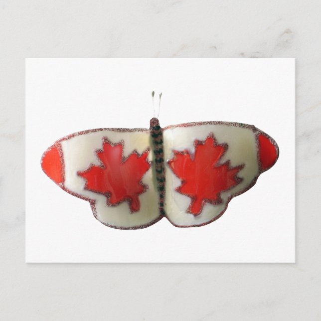 Postal Mariposa de Canadá (Anverso)
