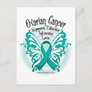 Postal Mariposa de cáncer de ovario 3
