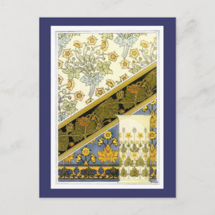 Postal Mariposa de época, Bella Artes de M.P. Verneuil