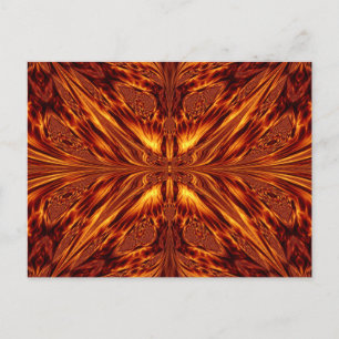 Postal Mariposa de fuego