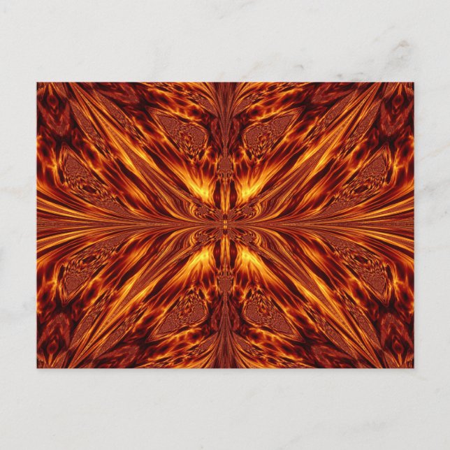 Postal Mariposa de fuego (Anverso)