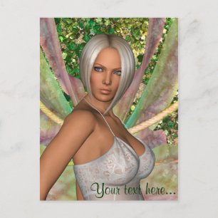 Postal Mariposa de hadas