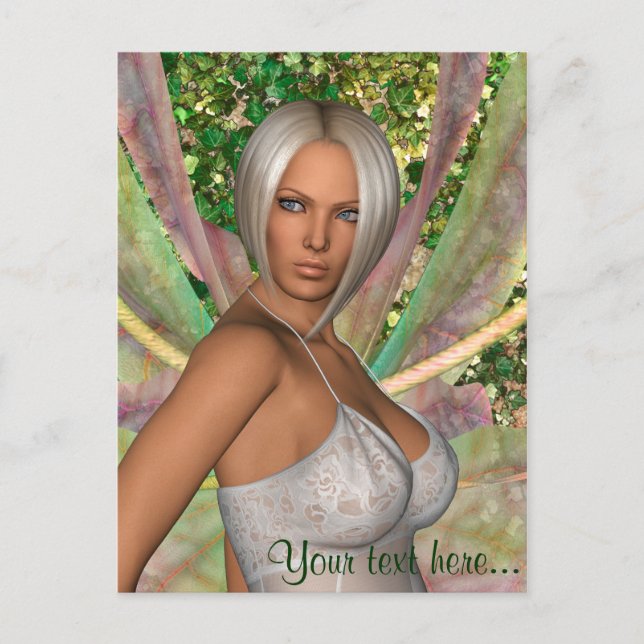 Postal Mariposa de hadas (Anverso)