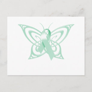Postal Mariposa de sensibilización sobre el cáncer de ova