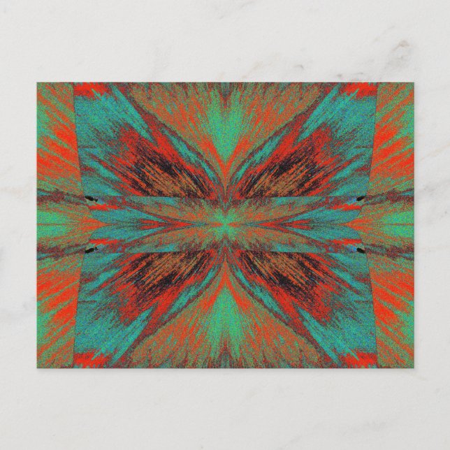 Postal Mariposa de terciopelo 18 (Anverso)