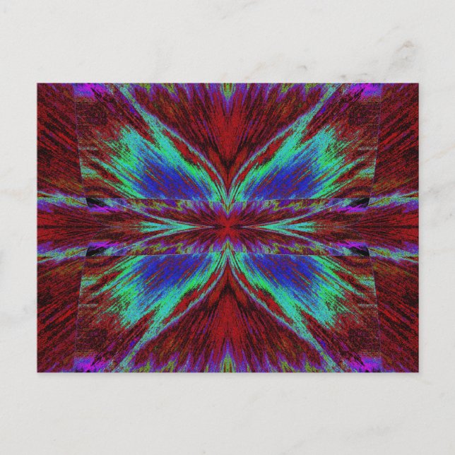 Postal Mariposa de terciopelo 21 (Anverso)