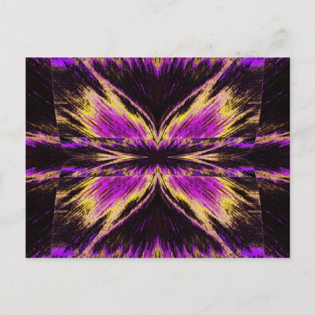 Postal Mariposa de terciopelo 22 (Anverso)