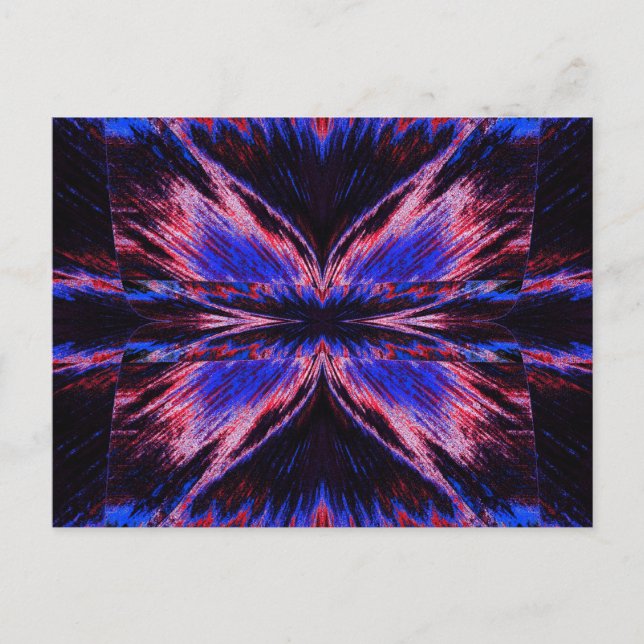 Postal Mariposa de terciopelo 23 (Anverso)