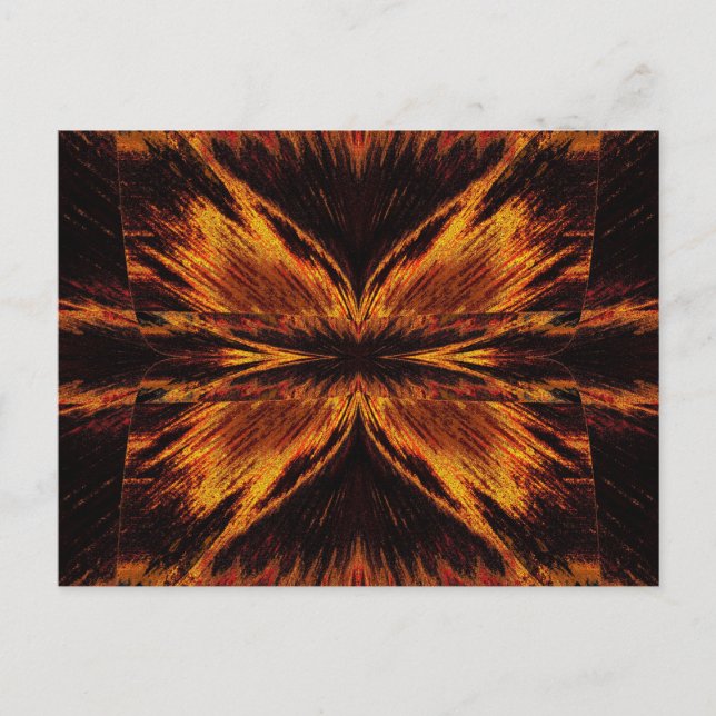 Postal Mariposa de terciopelo 24 (Anverso)