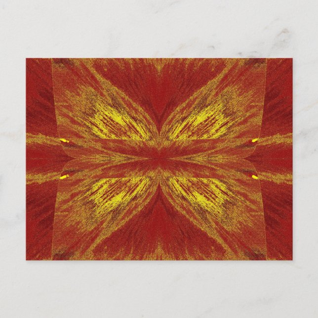 Postal Mariposa de terciopelo 3 (Anverso)