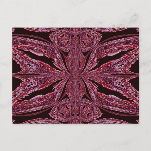 Postal Mariposa del Rojo (Anverso)