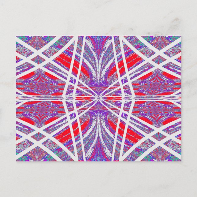 Postal Mariposa Dentro De Las Líneas 2 (Anverso)