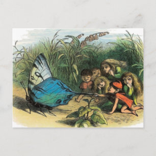 Postal Mariposa Elf Artwork Cuidad Elves Butterflies