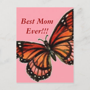 Postal Mariposa en el Día de la Madre Rosa!!