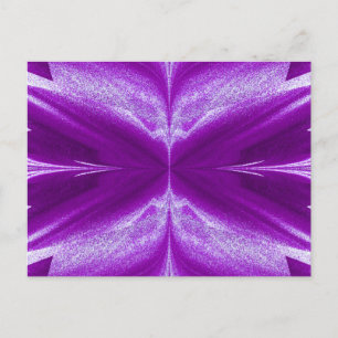 Postal Mariposa En Púrpura