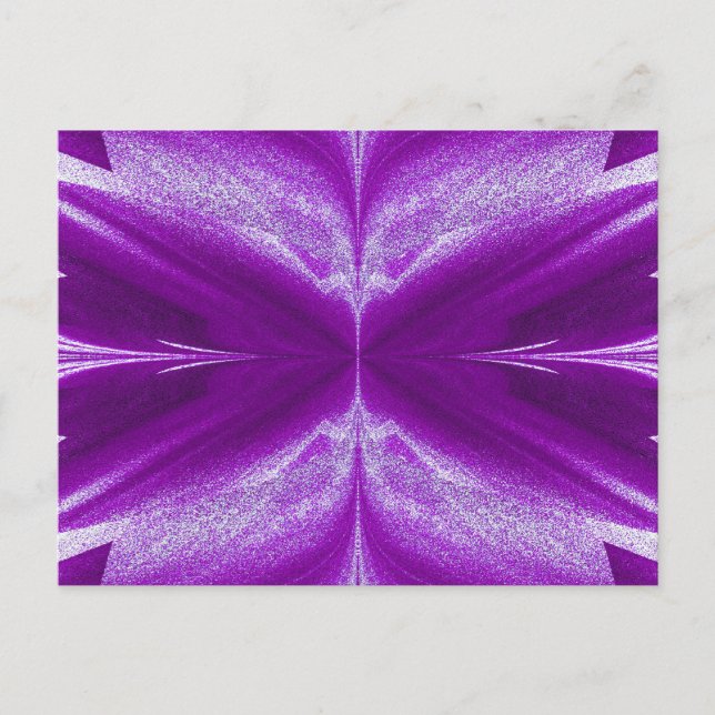 Postal Mariposa En Púrpura (Anverso)