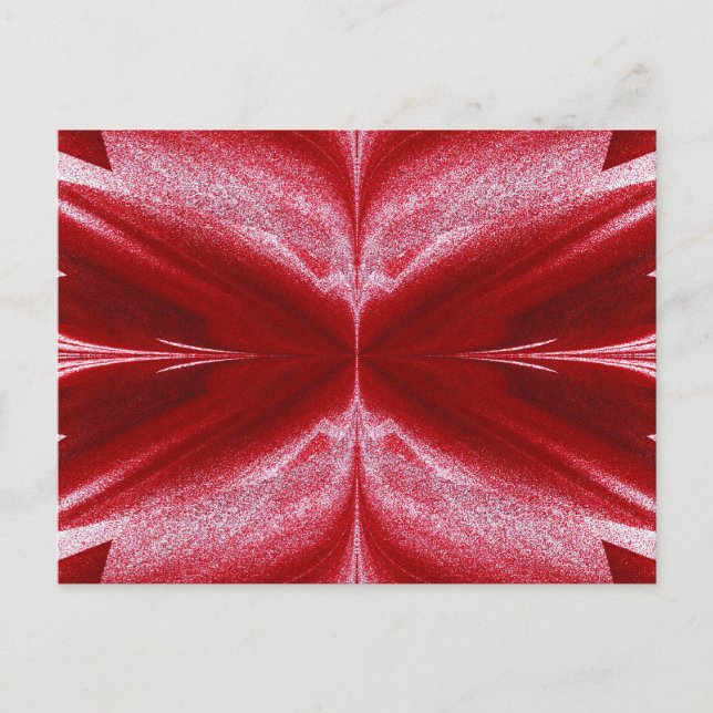 Postal Mariposa En Rosa (Anverso)