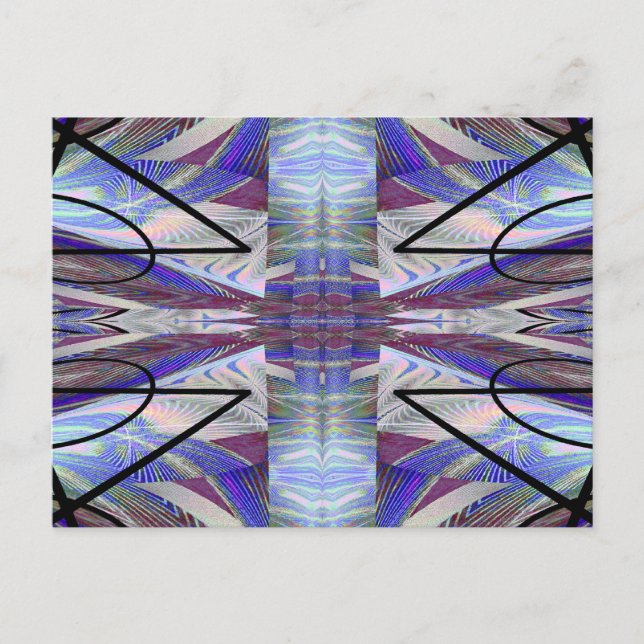 Postal Mariposa En Una Depuración De Tiempo (Anverso)