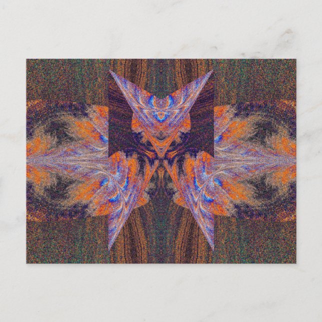 POSTAL MARIPOSA EXTRAÑA 20 (Anverso)