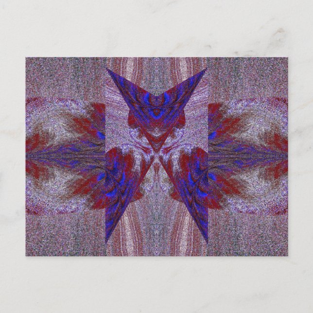 POSTAL MARIPOSA EXTRAÑA 22 (Anverso)