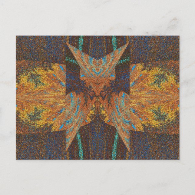 POSTAL MARIPOSA EXTRAÑA 44 (Anverso)