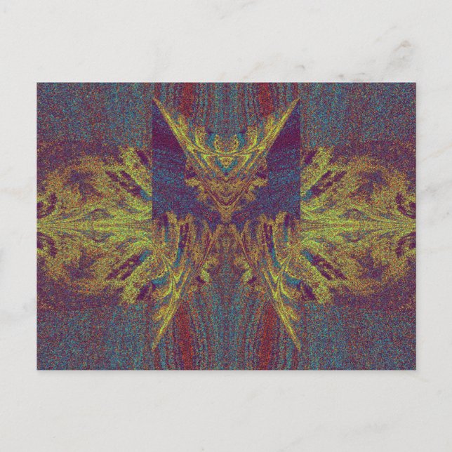 POSTAL MARIPOSA EXTRAÑA 51 (Anverso)