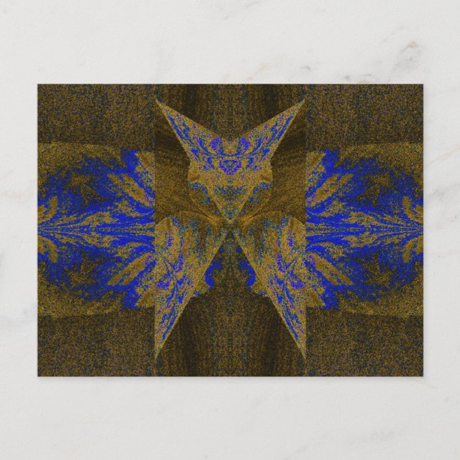 POSTAL MARIPOSA EXTRAÑA 55 (Anverso)
