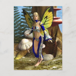 Postal Mariposa Hada