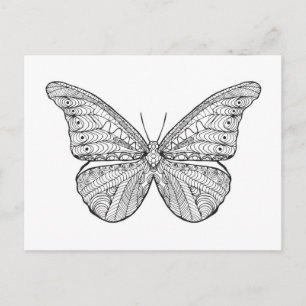 Postal Mariposa inspirada