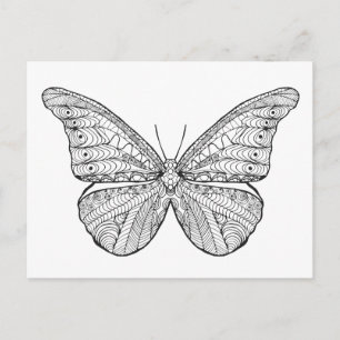 Postal Mariposa inspirada