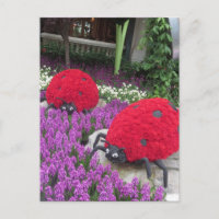 Mariposa Jardín de las Vegas Flores Ladybug UNIQUE