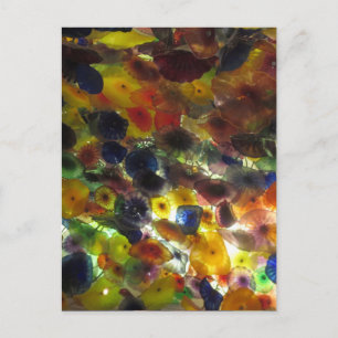 Postal Mariposa Jardín de las Vegas Flores Ladybug UNIQUE