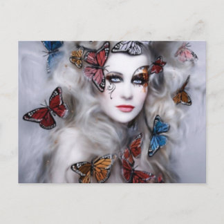 Postal Mariposa Lady