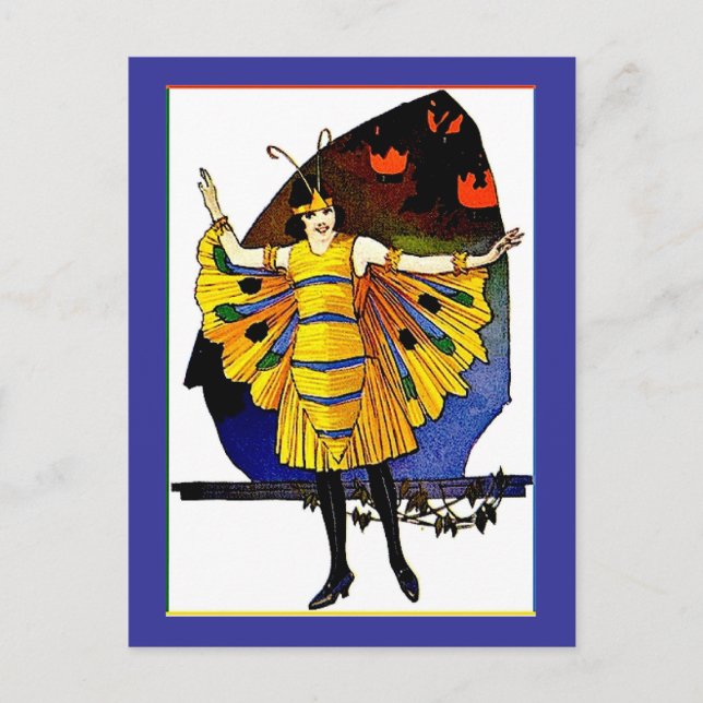Postal Mariposa Lady (Anverso)