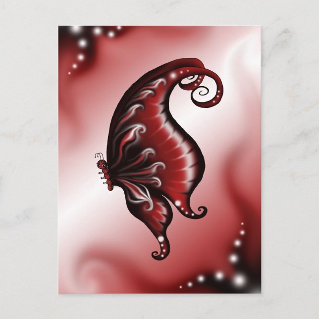 Postal Mariposa mágica (Anverso)