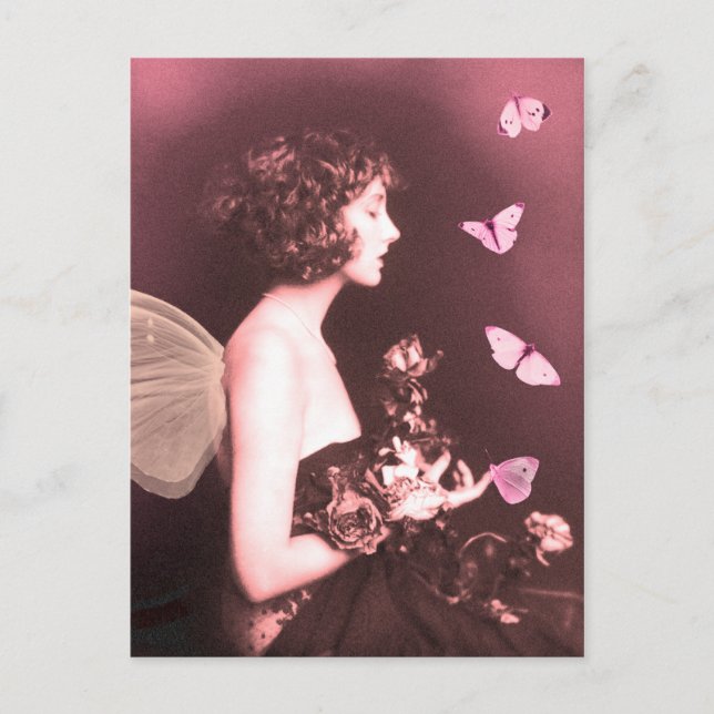 Postal Mariposa, mariposa (Anverso)