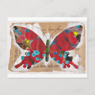 Postal Mariposa Melody de Irlanda