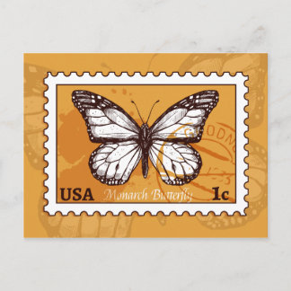 Postal Mariposa monarca