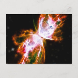 Postal Mariposa Nebulosa