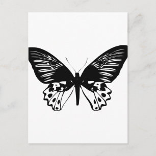 Postal Mariposa negra