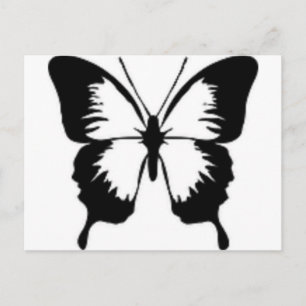 Postal Mariposa negra