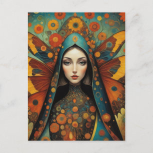 Postal Mariposa Nun
