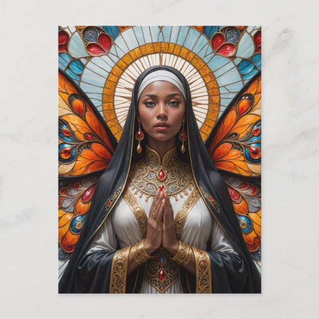 Postal Mariposa Nun (Anverso)