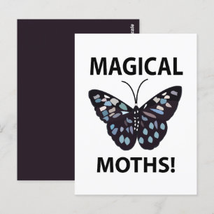 Postal Mariposa Polilla Mariposas Mágicas