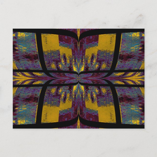 Postal Mariposa Quilted 11 (Anverso)