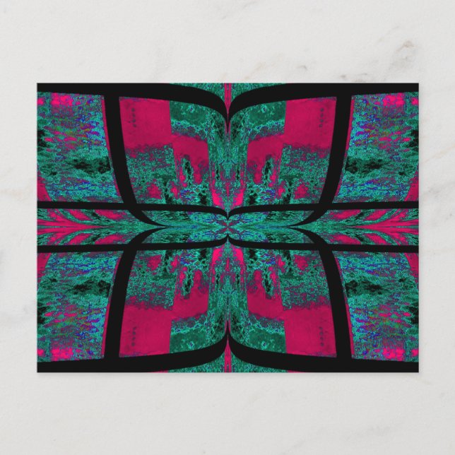 Postal Mariposa Quilted 16 (Anverso)