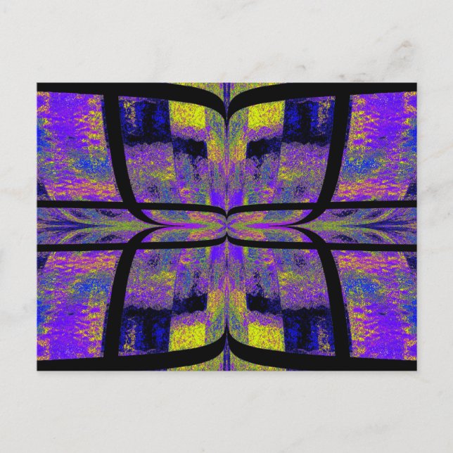 Postal Mariposa Quilted 18 (Anverso)