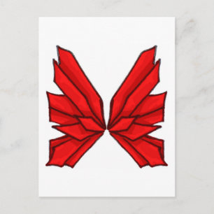 Postal Mariposa roja I